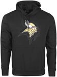 New Era Fleece Hoody - NFL Minnesota Vikings 2.0 schwarz