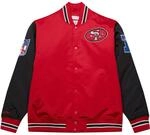 M&N Heavyweight Satin Jacke NFL San Francisco 49ers