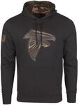 New Era Fleece Hoody - NFL Atlanta Falcons schwarz / camo