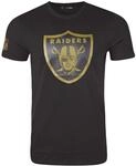 New Era Shirt - NFL Oakland Raiders schwarz / wood camo