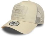 New Era A-Frame Mesh Trucker Cap - TONAL PATCH beige