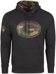New Era Fleece Hoody - NFL Green Bay Packers schwarz / camo