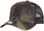New Era Adjustable Trucker Cap - New York Yankees wood camo