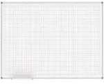 Whiteboard MAULstandard, Raster 10x10 mm, 90x120 cm