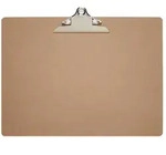 A3 Klemmbrett MAULclassic Hartfaser Klemmer lange Seite