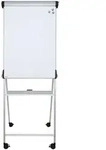 MAUL Flipchart MAULpro Vierbein Rollen 60 x 77 x 200 cm silber