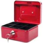 MAUL Geldkassette Muldeneinsatz 12.5 x 15.2 x 8 cm rot