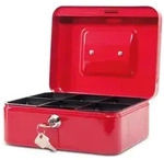 MAUL Geldkassette Muldeneinsatz 17 x 20 x 9 cm rot