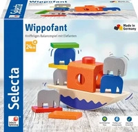 Schmidt Spiele 62012, Schmidt Spiele Wippofant, kniffeliges Stapelspielzeug mit