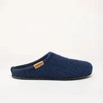 Gottstein ALP- COMFORT-FE | Damen Filz-Hausschuh | Farbe Ink Blue Mele | Pantoffel in