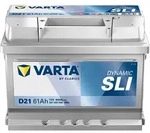 Varta D21 Dynamic SLI 561 400 060 Autobatterie 61Ah (Silver Dynamic)