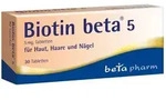 Biotin BETA 5 Tabletten 30 St