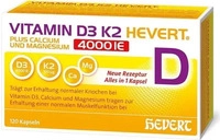 PZN-DE 19295713, Hevert-Arzneimittel Vitamin D3 K2 Hevert+calcium U.magnes.4000 Ie