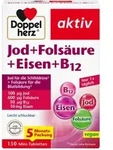 Doppelherz Jod+fols&auml;ure+eisen+b12 Tablet 150 St