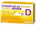 Vitamin D3 K2 Hevert+calcium U.magnes.2000 Ie Kps. 120 St