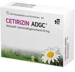 CETIRIZIN ADGC Allergietabletten 100 St