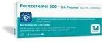 Paracetamol 500-1 A Pharma Tabletten 10 St