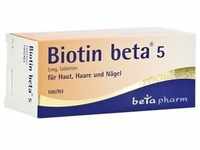 Biotin beta 5 Tabletten 100 Stück