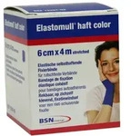 Elastomull haft 4mx6cm blau Fixierbinde 1 St