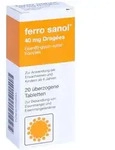 Ferro Sanol &Uuml;berzogene Tabletten 20 St