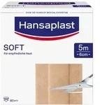 Hansaplast Soft Pflasterrolle, 5m x 6cm 1 St