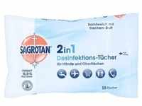 Sagrotan 2in1 Desinfektions-tücher 15 Stück