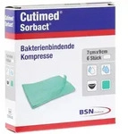 Cutimed Sorbact Kompressen 7x9 cm 6 St
