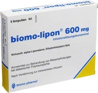 PZN-DE 06897617, Biomo-lipon 600 mg Ampullen 5 St, Grundpreis: &euro; 5,27 /...