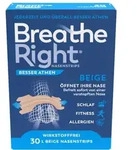 Besser Atmen Breathe Right Nasenpflaster Beige Gro&szlig; 30 St