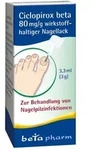 Ciclopirox beta 80mg/g 3,3 ml