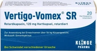 PZN-DE 06898485, Vertigo-Vomex SR 20 St, Grundpreis: &euro; 0,38 / St&uuml;ck