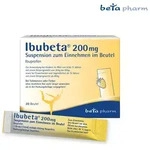 PZN-DE 19382754, Beta Ibubeta 200 Mg Suspension Zum Einnehmen Im Beutel 20 St,
