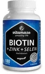 Biotin 10 Mg Hochdosiert+zink+selen Tabletten 180 St