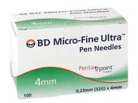 BD MICRO-FINE ULTRA Pen-Nadeln 0,23x4 mm 32 G 100 Stück
