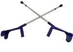 Unterarmkr&uuml;cke F.erw.leichtmet.blau 2 St