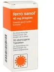 Ferro Sanol &Uuml;berzogene Tabletten 50 St