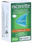 Nicorette Kaugummi 4 mg freshfruit - Reimport 105 St