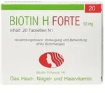 Biotin H forte 10 mg Tabletten 20 St