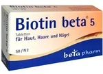 Biotin BETA 5 Tabletten 50 St