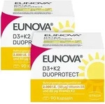 EUNOVA DuoProtect Vitamin D3+K2 2000IE/80UG 2X90 St