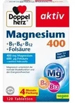 Doppelherz Magnesium 400 + B1 + B6 + B12 + Fols&auml;ure 120 St
