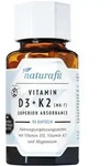 Naturafit Vitamin D3+k2 MK-7 superior ab 90 St