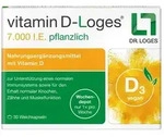vitamin D-Loges&reg; 7.000 I.E. pflanzlich 30 St