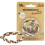 M&uuml;ckenschutz Armband Pu-leder braun/wei&szlig; 1 St