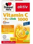 Doppelherz Vitamin C 1000 + D3 + Zink DEPOT 100 St