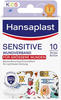 HANSAPLAST Kids Pflasterstrips sensitive 6x7 cm 10 Stück