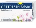 Cetirizin Aristo 10 mg Filmtabletten 100 St