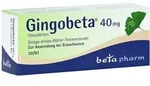 Gingobeta 40 mg Filmtabletten 30 St
