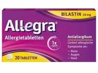 Allegra - schnell bei Heuschnupfen & ganzjährigen Allergien Tabletten 20 Stück