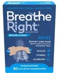 Besser Atmen Breathe Right Nasenpflaster Beige Normal 30 St